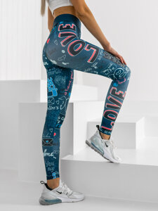 Women's Leggings Navy Blue Bolf 20755