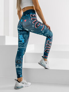 Women's Leggings Navy Blue Bolf 20755