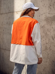 Women's Lightweight Jacket White-Orange Bolf AG3010A2