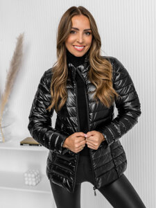 Women's Lightweight Quilted Jacket Black Bolf 16M9110