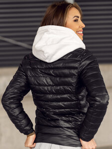 Women's Lightweight Quilted Jacket Black Bolf 5M706