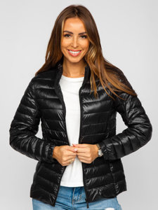 Women's Lightweight Quilted Jacket Black Bolf 5M706