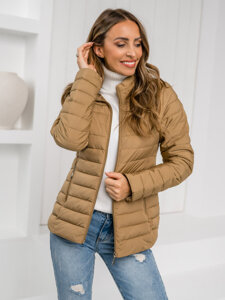 Women's Lightweight Quilted Jacket Camel Bolf 16M9109