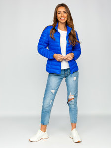 Women's Lightweight Quilted Jacket Cobalt Bolf 5M706