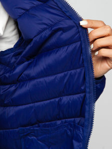 Women's Lightweight Quilted Jacket Navy Blue Bolf 23037