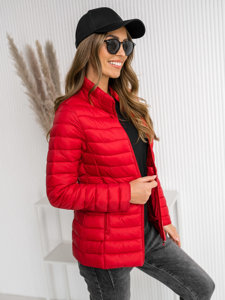 Women's Lightweight Quilted Jacket Red Bolf 16M9111