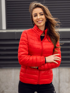 Women's Lightweight Quilted Jacket Red Bolf 5M706