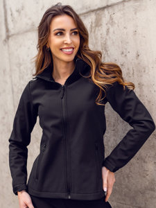 Women's Lightweight Softshell Jacket Black Bolf HH018