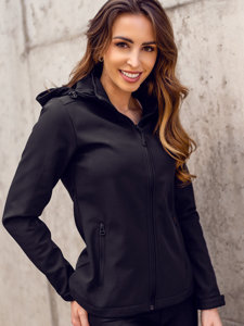 Women's Lightweight Softshell Jacket Black Bolf HH018