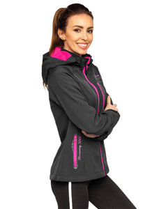 Women's Lightweight Softshell Jacket Graphite Bolf HH027