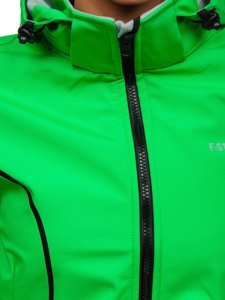 Women's Lightweight Softshell Jacket Green Bolf S010