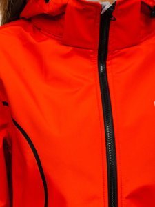 Women's Lightweight Softshell Jacket Orange Bolf S010