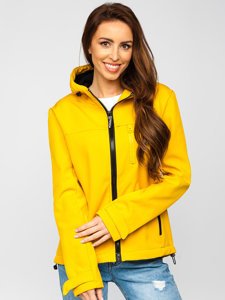 Women's Lightweight Softshell Jacket Yellow Bolf KSW6007