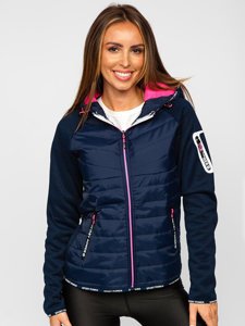 Women's Lightweight Sport Jacket Navy Blue Bolf KSW4004