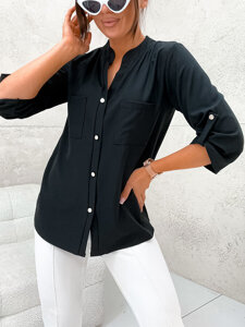 Women’s Long Sleeve Shirt Black Bolf 713