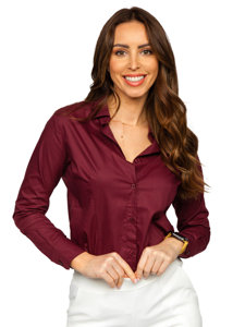 Women's Long Sleeve Shirt Claret Bolf HH039