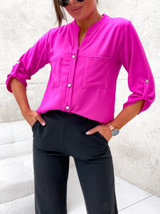 Women’s Long Sleeve Shirt Fuchsia Bolf 713