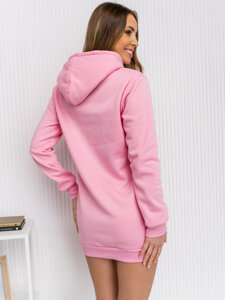 Women's Longline Hoodie Light Pink Bolf YS10003A1