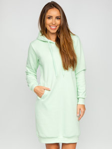 Women's Longline Hoodie Mint Bolf YS10005-A