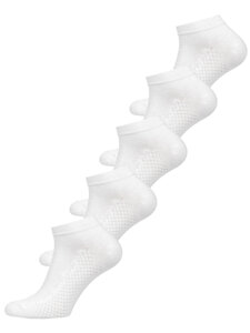 Women's Low Socks White Bolf VQ100-5P 5 PACK