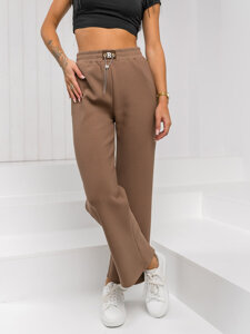 Women’s Pants Wide Leg Brown Bolf W5226