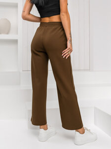 Women’s Pants Wide Leg Chocolate Bolf W5226