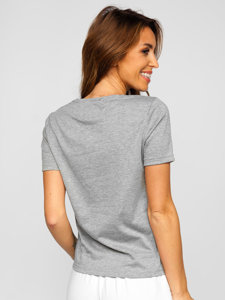 Women's Plain T-shirt Grey Bolf SD211