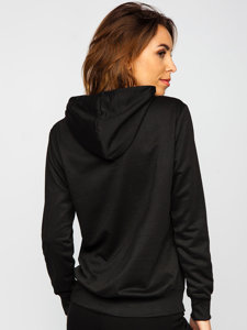 Women's Printed Hoodie Black Bolf HL9268