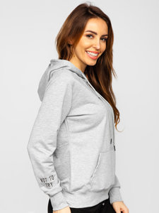 Women's Printed Hoodie Grey Bolf HL9265