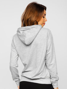 Women's Printed Hoodie Grey Bolf HL9265