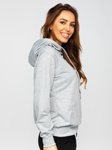 Women's Printed Hoodie Grey Bolf HL9268