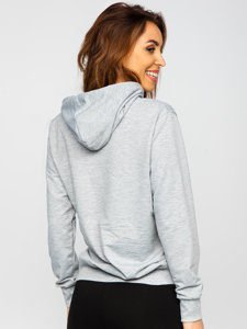 Women's Printed Hoodie Grey Bolf HL9268