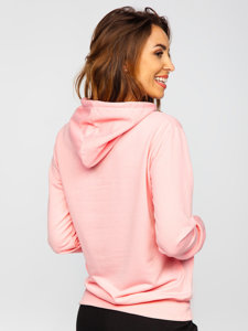 Women's Printed Hoodie Pink Bolf HL9268