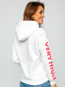 Women's Printed Hoodie White Bolf 26012