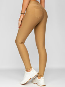 Women's Push Up Leggings Brown Bolf J50718