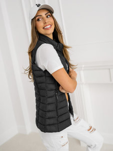 Women's Quilted Gilet Black Bolf 16M9156