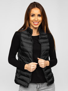 Women's Quilted Gilet Black Bolf 23077