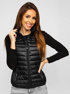 Women's Quilted Gilet Black Bolf B2705