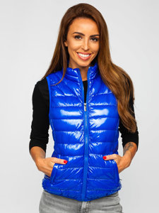 Women's Quilted Gilet Blue Bolf R0107A