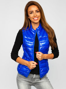 Women's Quilted Gilet Blue Bolf R0107A