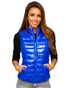 Women's Quilted Gilet Blue Bolf R0107A