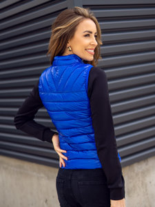 Women's Quilted Gilet Blue Bolf R0107AA