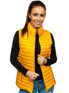 Women's Quilted Gilet Camel Bolf 20314