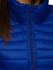 Women's Quilted Gilet Navy Blue Bolf 20314