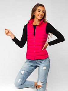 Women's Quilted Gilet Pink Bolf 23077