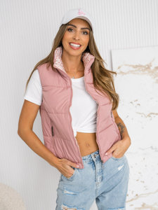 Women's Quilted Gilet Powder Pink Bolf 16M9092