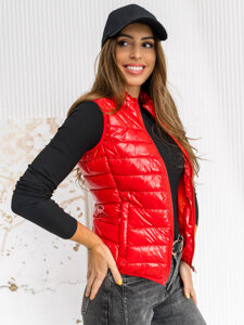 Women's Quilted Gilet Red Bolf R0107AA1