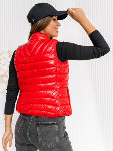 Women's Quilted Gilet Red Bolf R0107AA1