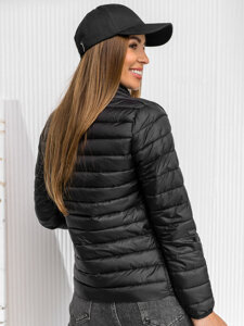 Women's Quilted Lightweight Jacket Black Bolf 1141