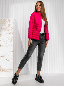 Women's Quilted Lightweight Jacket Pink Bolf 1141